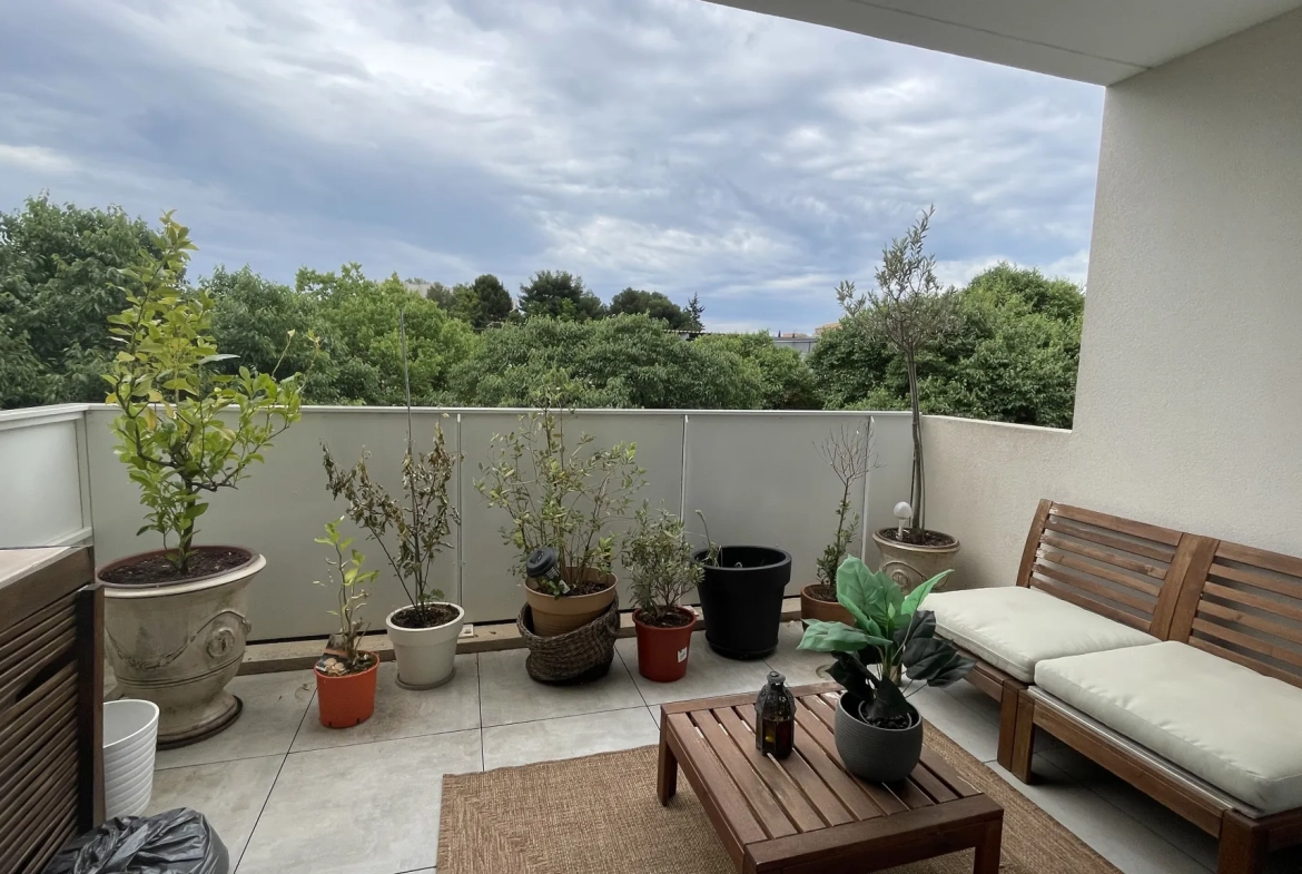 Superbe appartement T3 récent avec terrasse et parking à Montpellier Ouest 