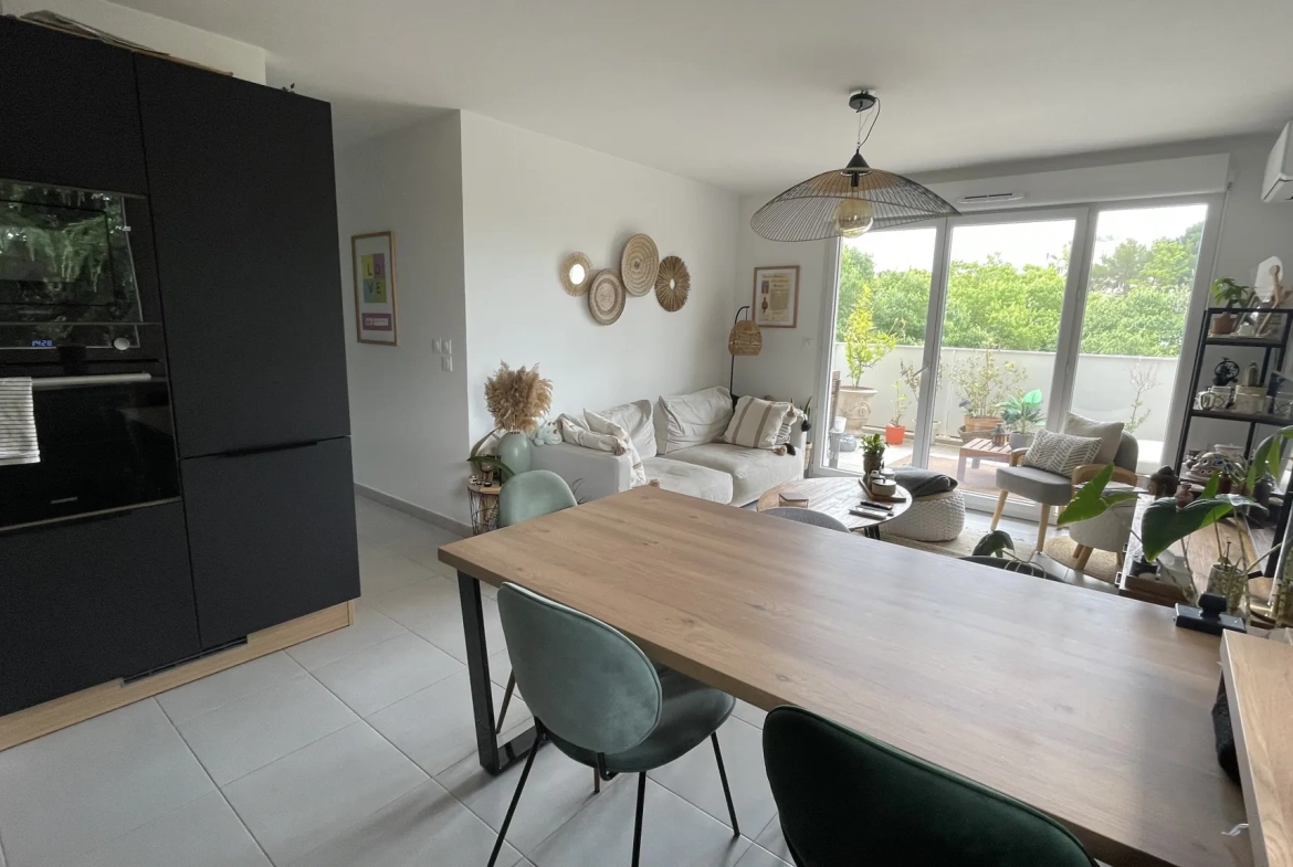 Superbe appartement T3 récent avec terrasse et parking à Montpellier Ouest 
