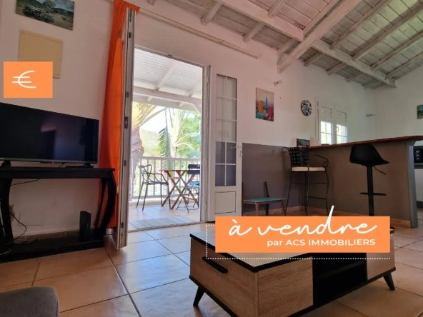 Appartement T2 à Bellefontaine, proche de la mer, avec piscine et terrasse