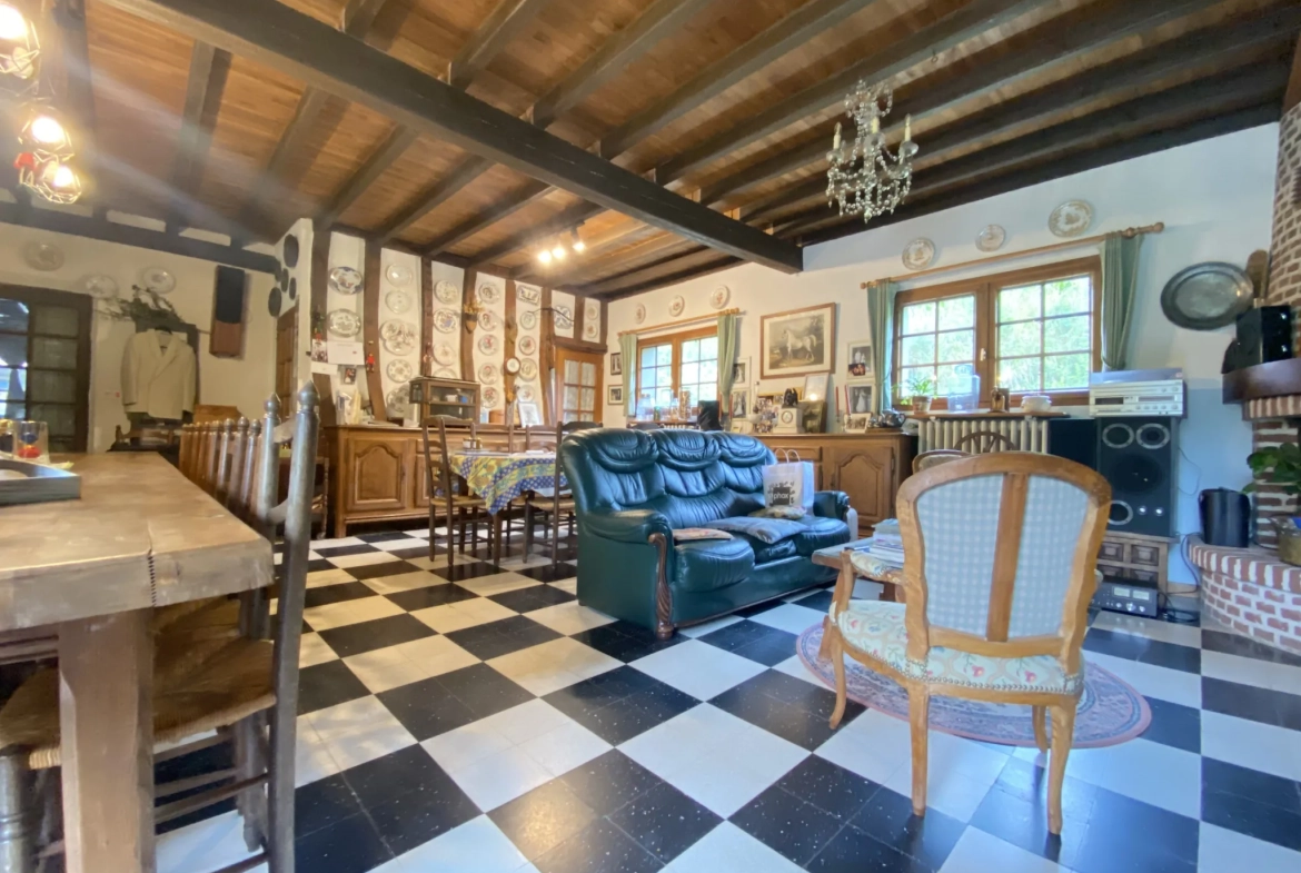 Magnifique maison de campagne à Huppy avec grand terrain et dépendances 