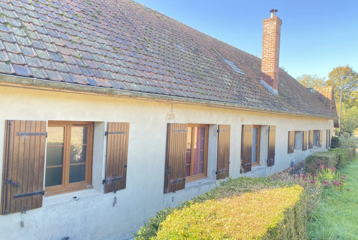 Magnifique maison de campagne à Huppy avec grand terrain et dépendances 