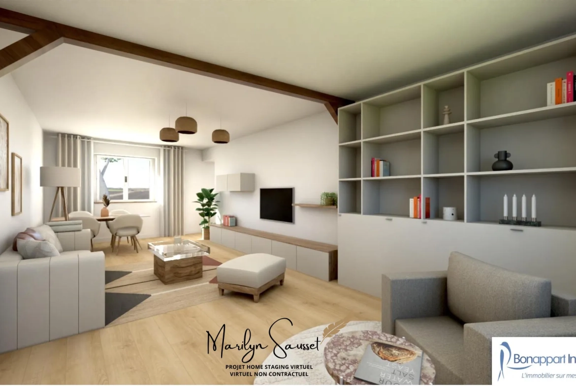 Appartement à rénover de 97 m² à Genay proche Neuville-sur-Saône 