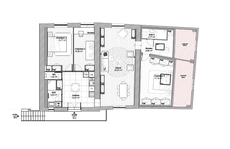 Appartement ancien à vendre à Genay avec potentiel de rénovation 