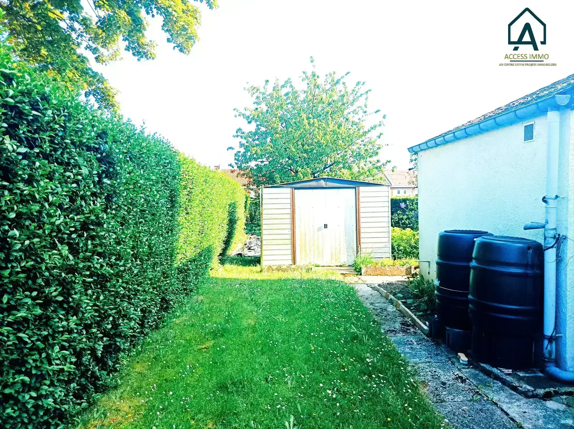 Maison semi-individuelle à vendre à Assevent avec jardin et garage 