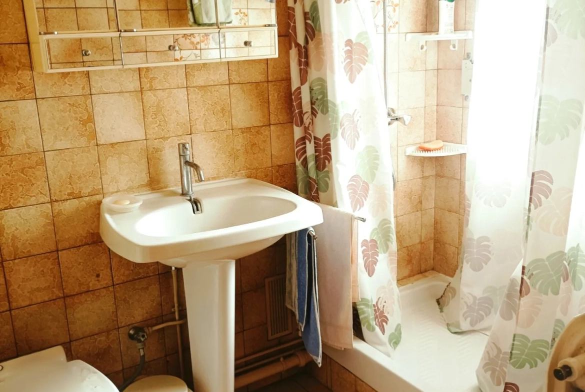 Maison semi-individuelle à vendre à Assevent avec jardin et garage 