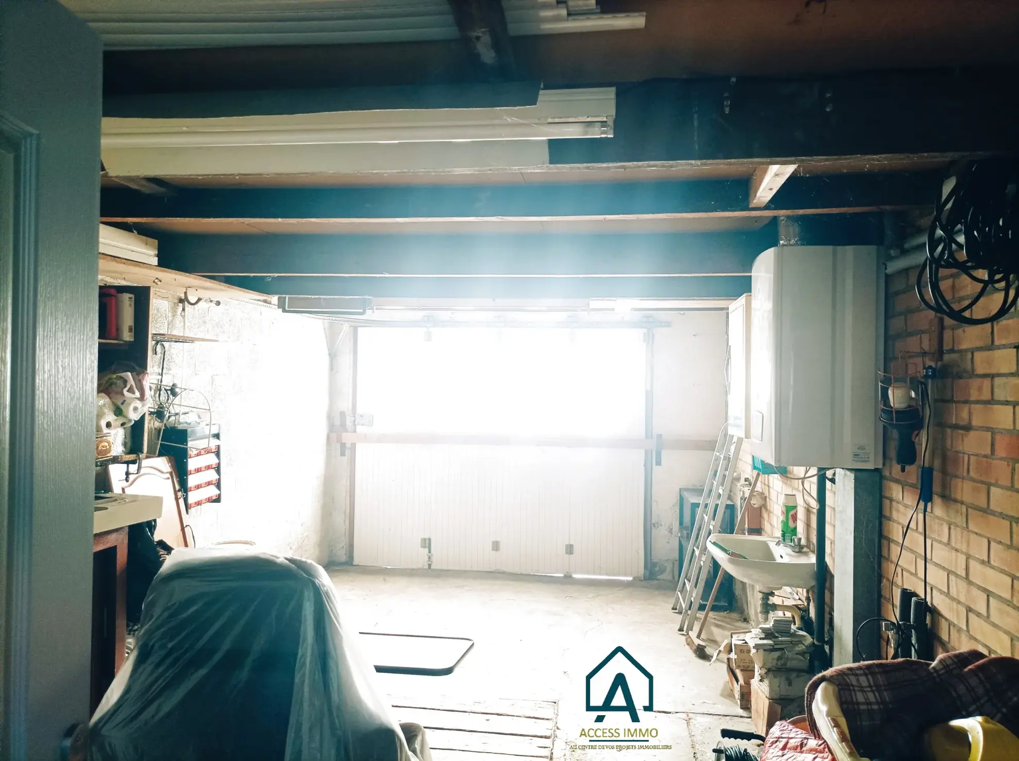 Maison semi-individuelle à vendre à Assevent avec jardin et garage 