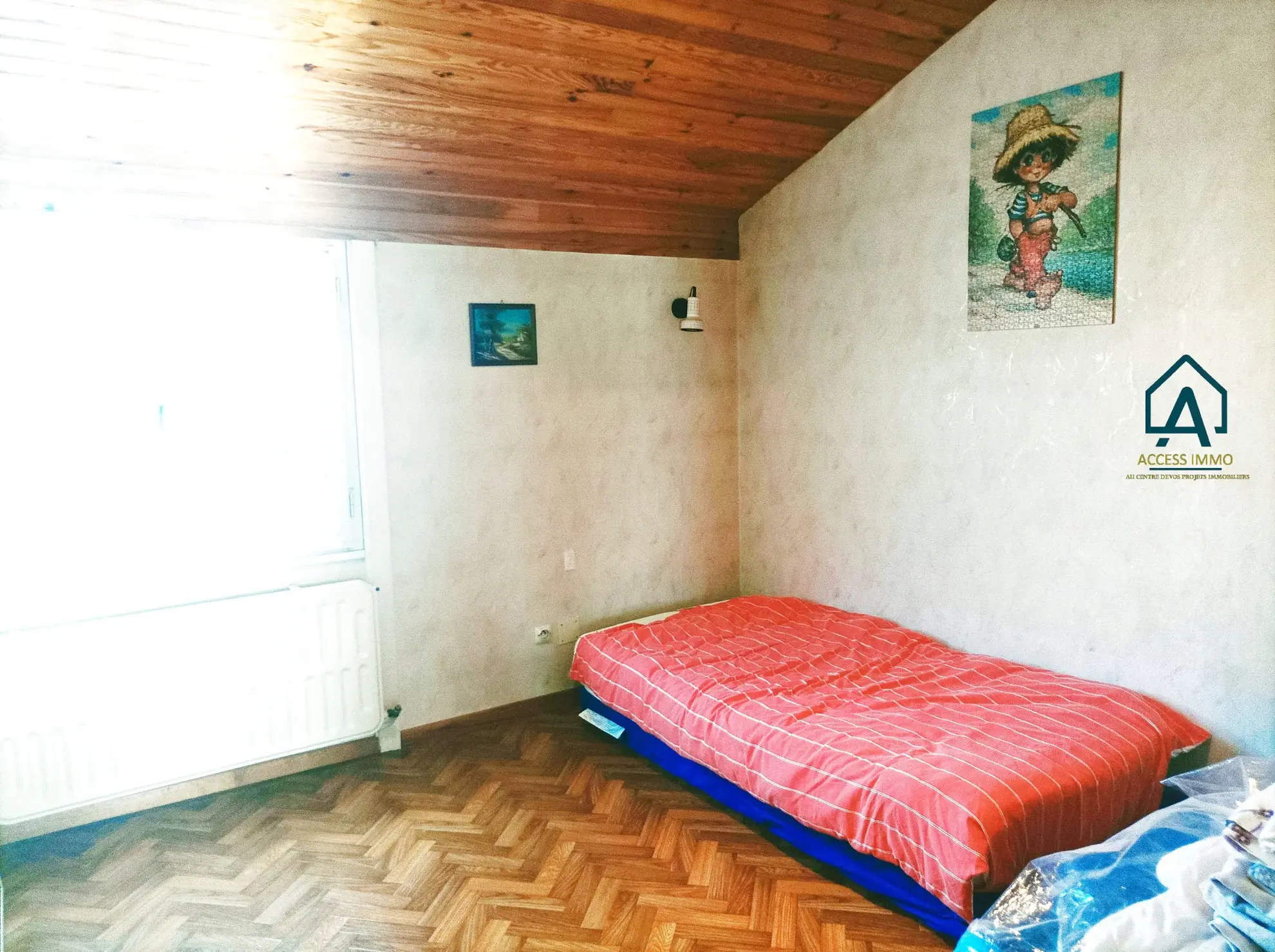 Maison semi-individuelle à vendre à Assevent avec jardin et garage 