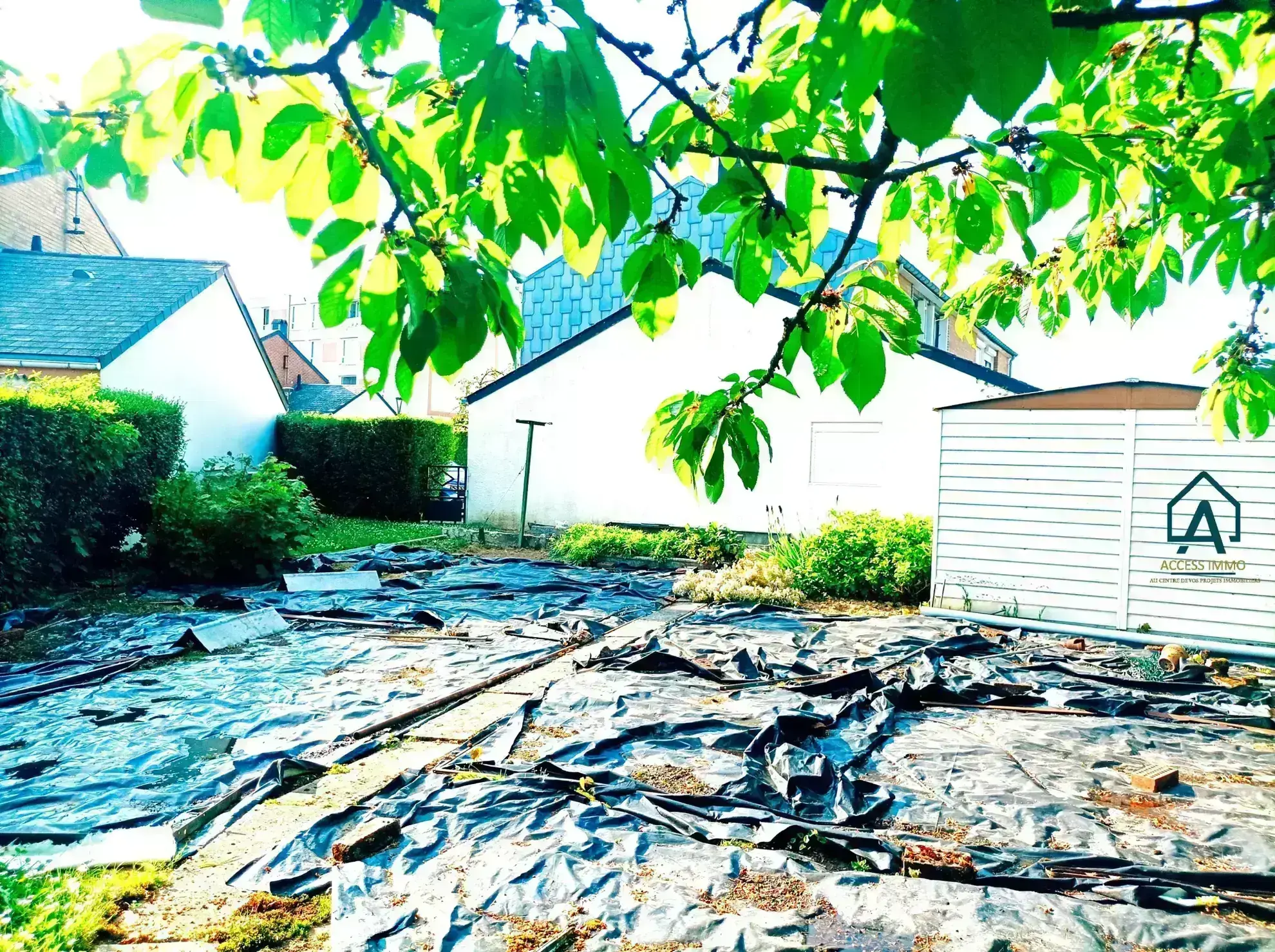 Maison semi-individuelle à vendre à Assevent avec jardin et garage 