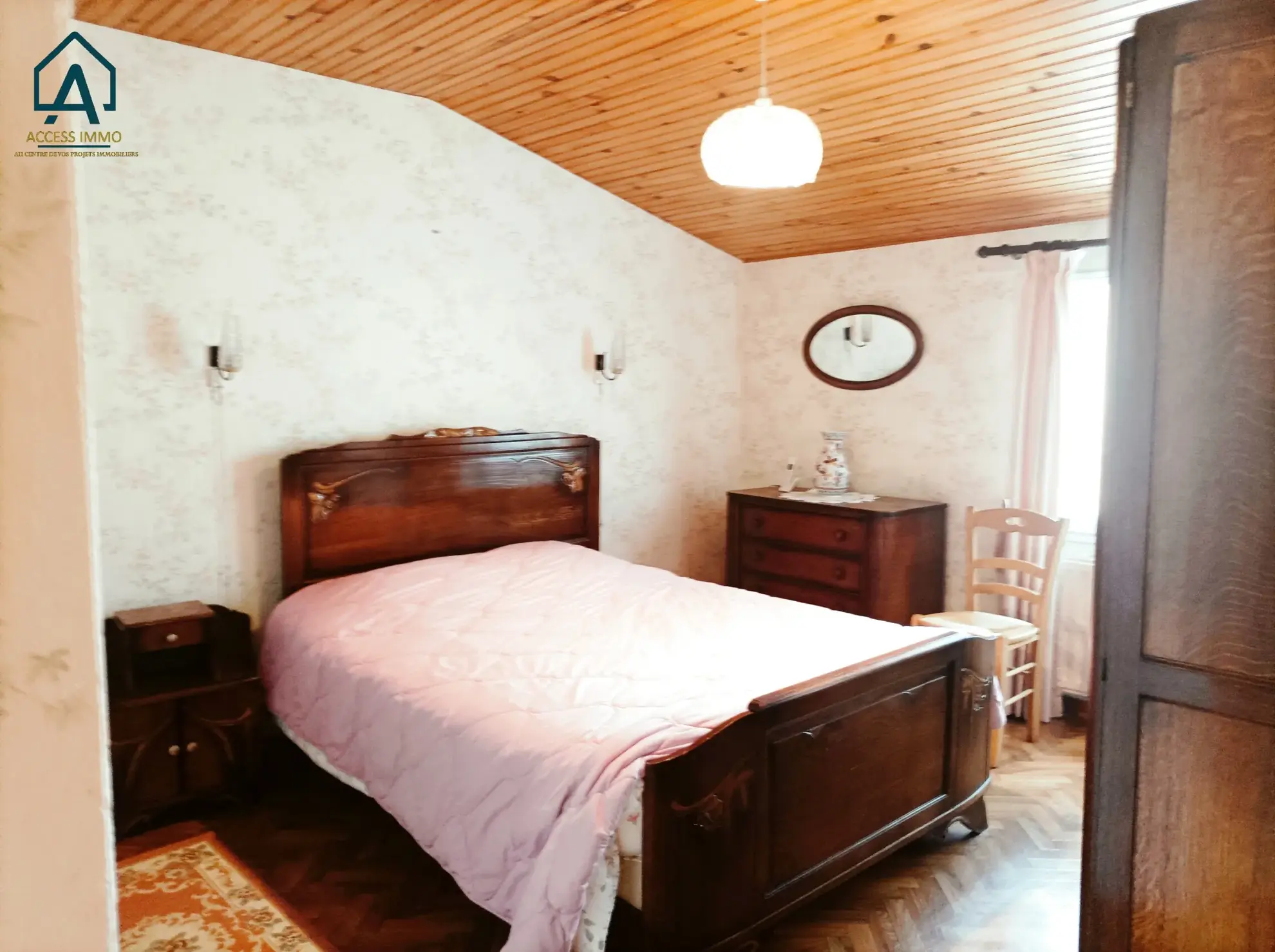 Maison semi-individuelle à vendre à Assevent avec jardin et garage 
