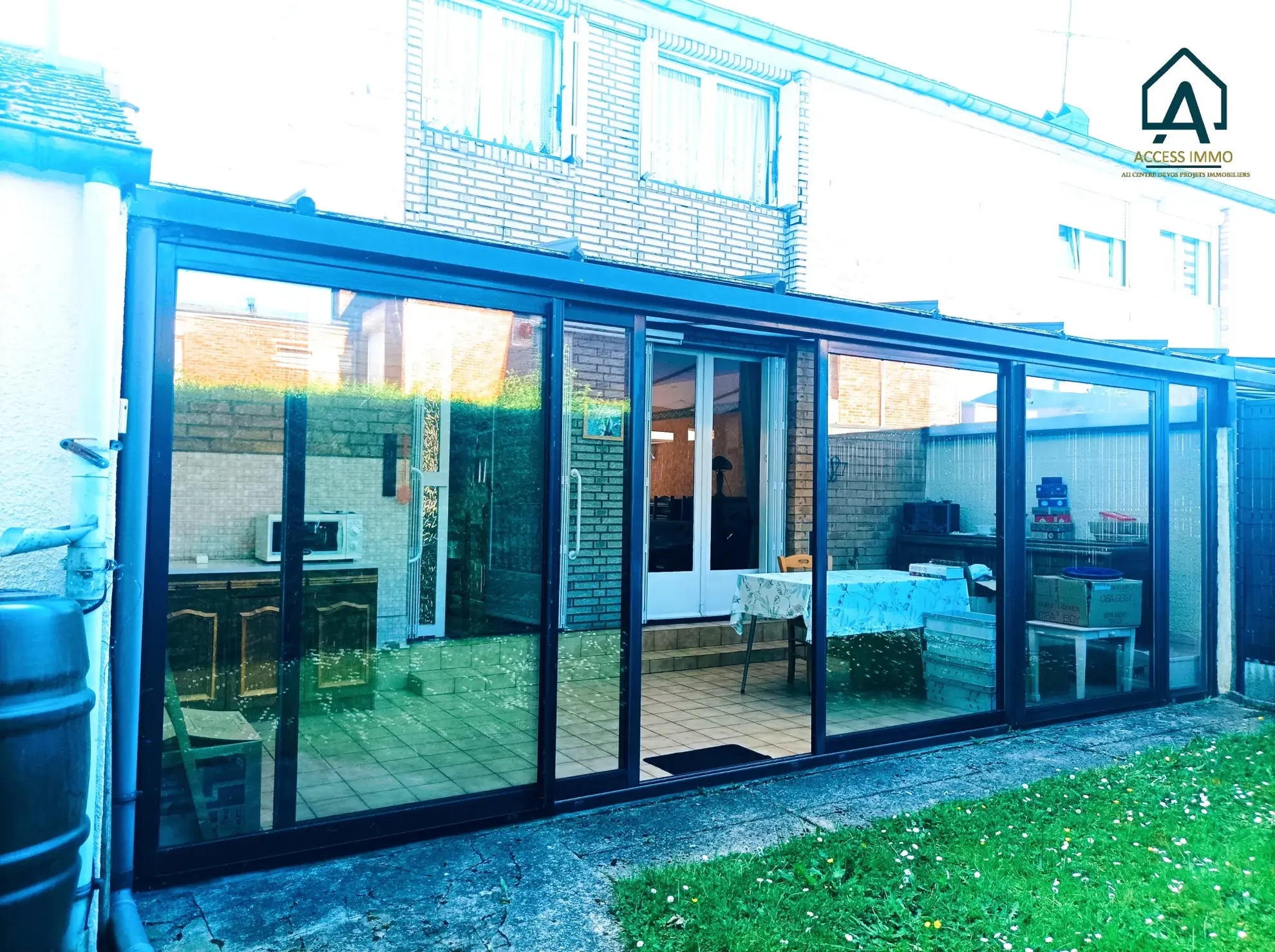Maison semi-individuelle à vendre à Assevent avec jardin et garage 