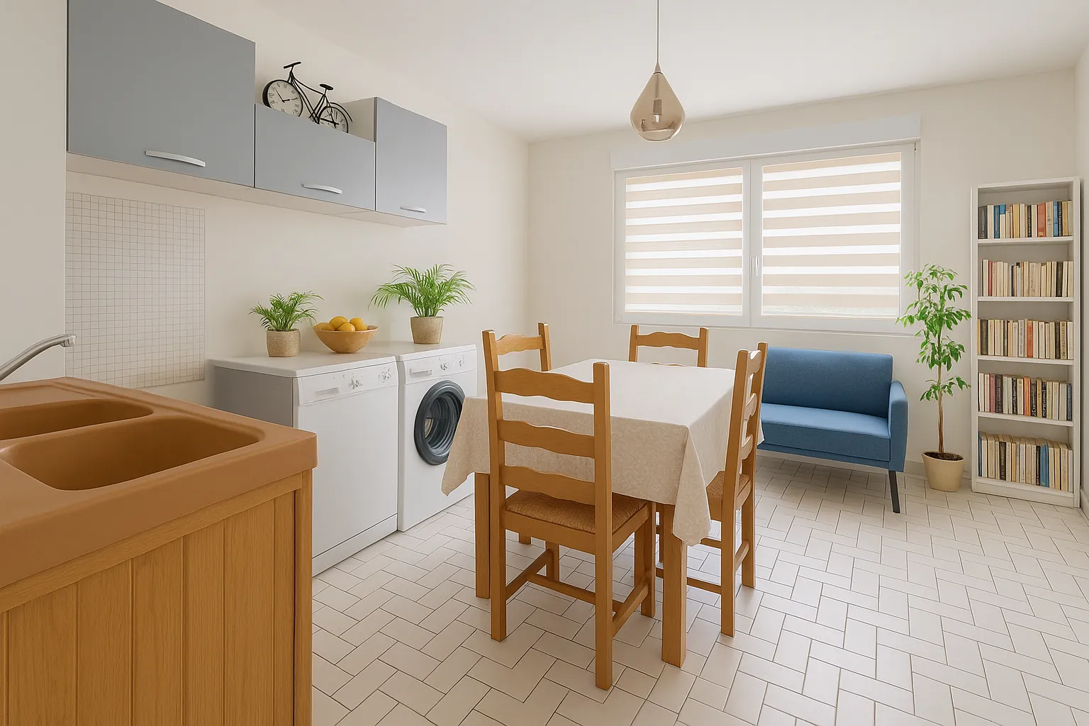 Appartement lumineux 3 pièces à vendre à Homecourt 