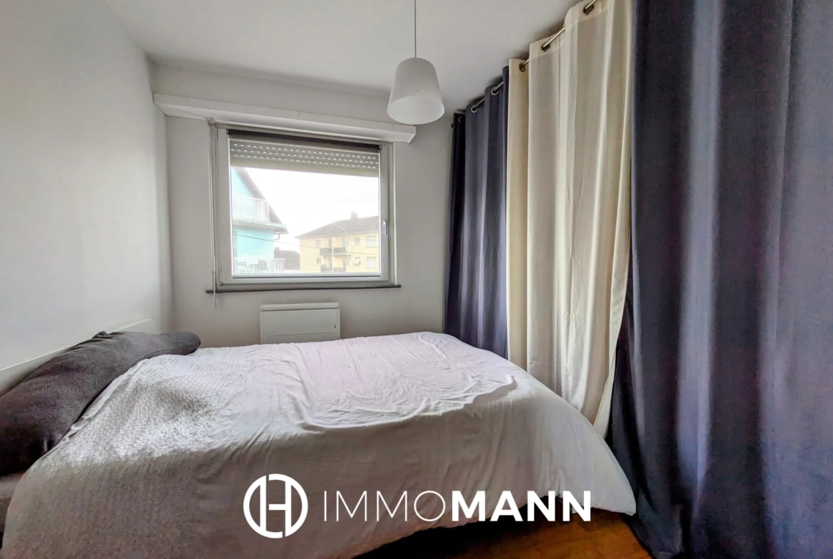 Belle appartement 4 pièces de 96 m² avec balcon, garage et cave à Haguenau 