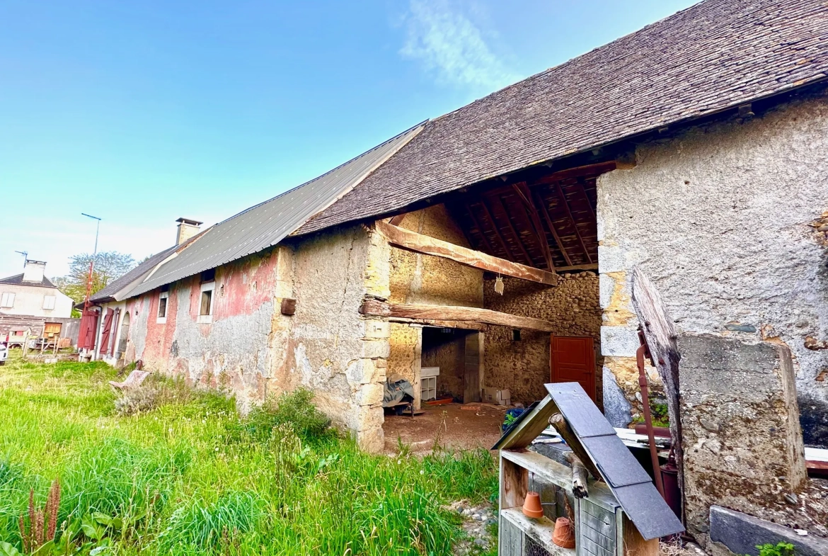 À vendre granges avec jardin à Ossun - Lot 2, rénovation à prévoir 