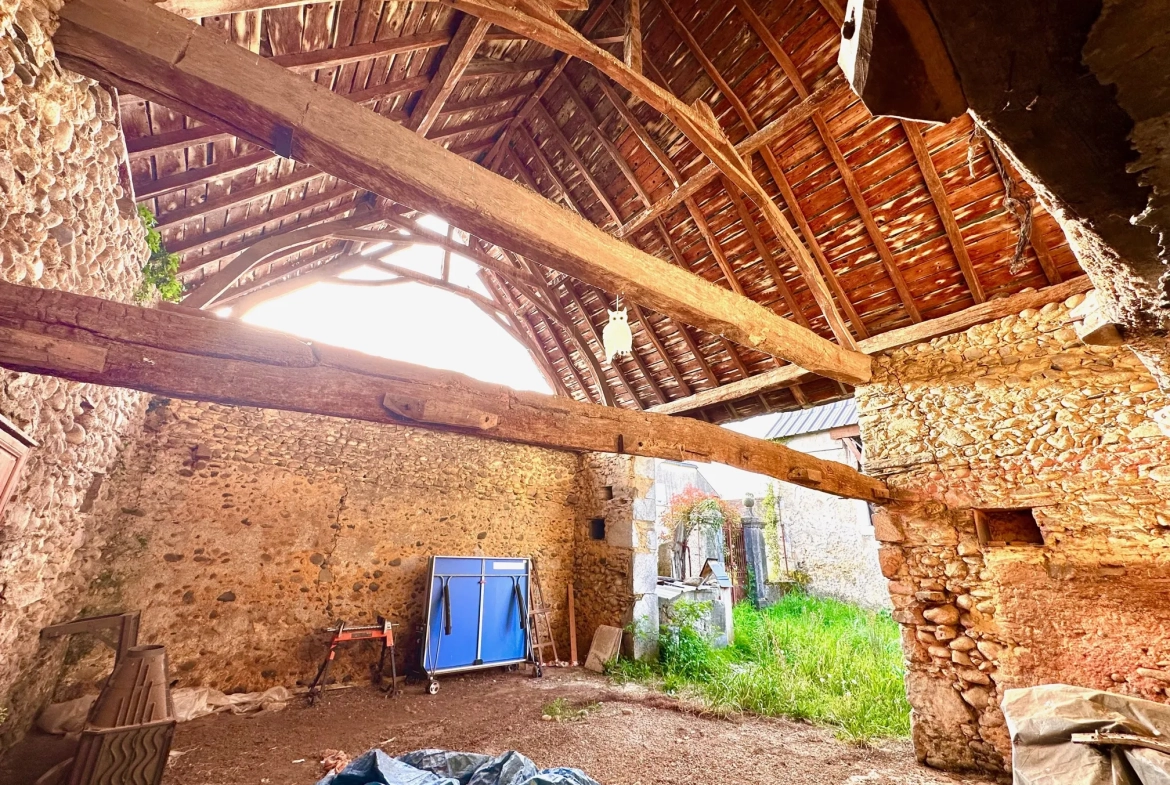 À vendre granges avec jardin à Ossun - Lot 2, rénovation à prévoir 
