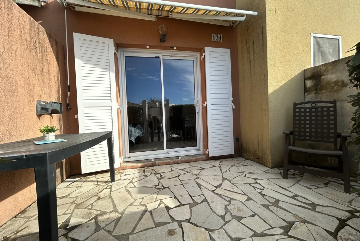 Maison T3 meublée avec terrasse et garage à Frontignan Plage 