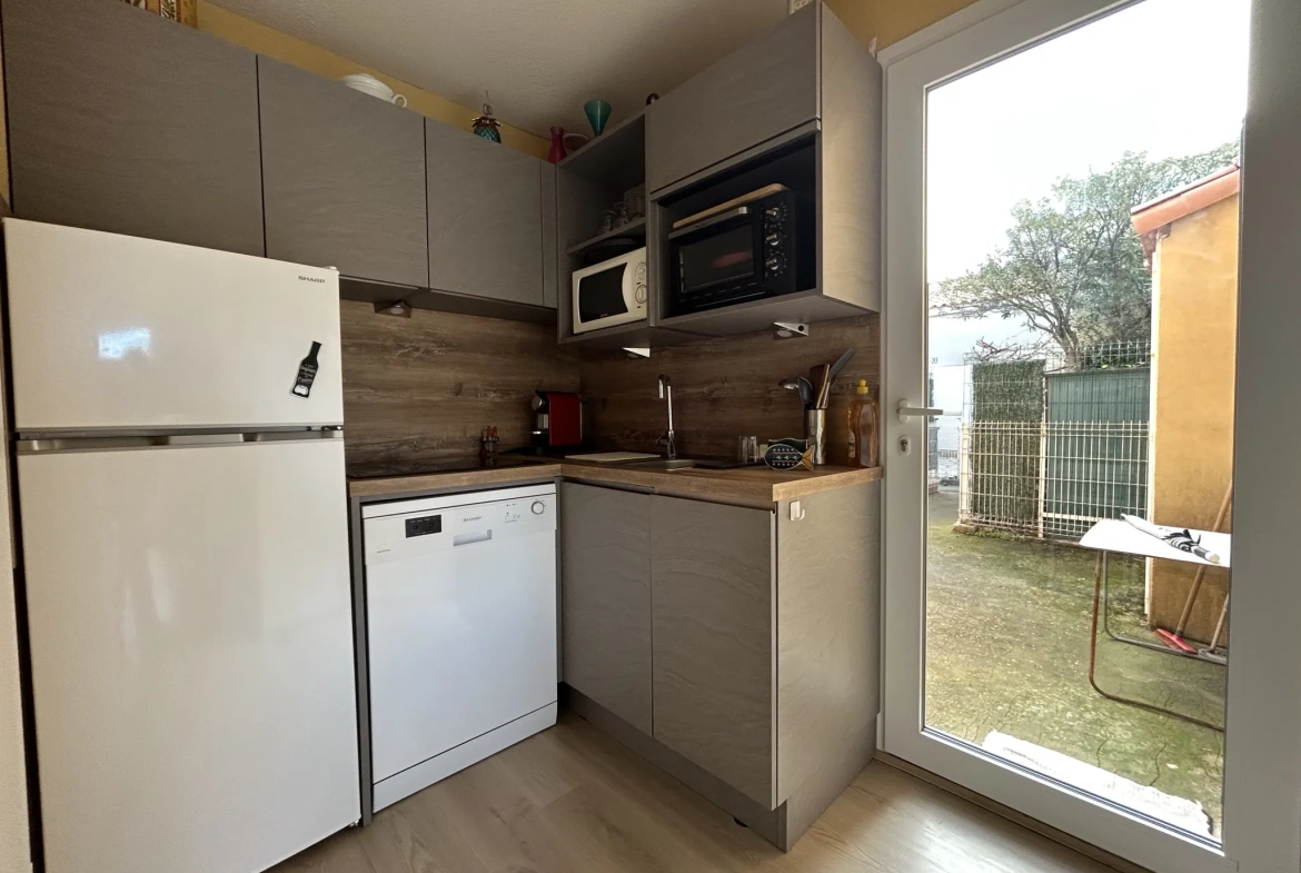 Maison T3 meublée avec terrasse et garage à Frontignan Plage 