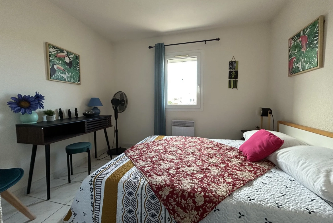 Maison T3 meublée avec terrasse et garage à Frontignan Plage 