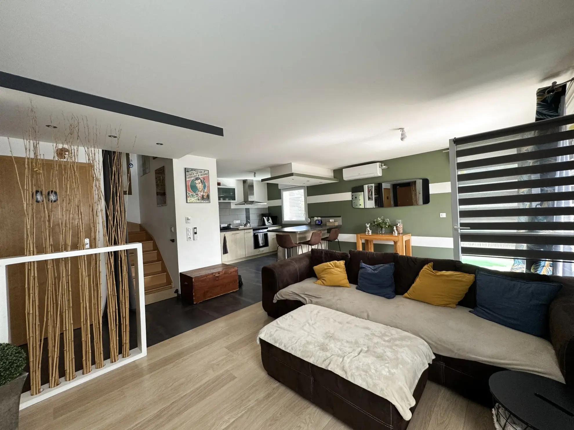 Bel appartement triplex avec jardin, piscine et garage à Michelbach le haut 