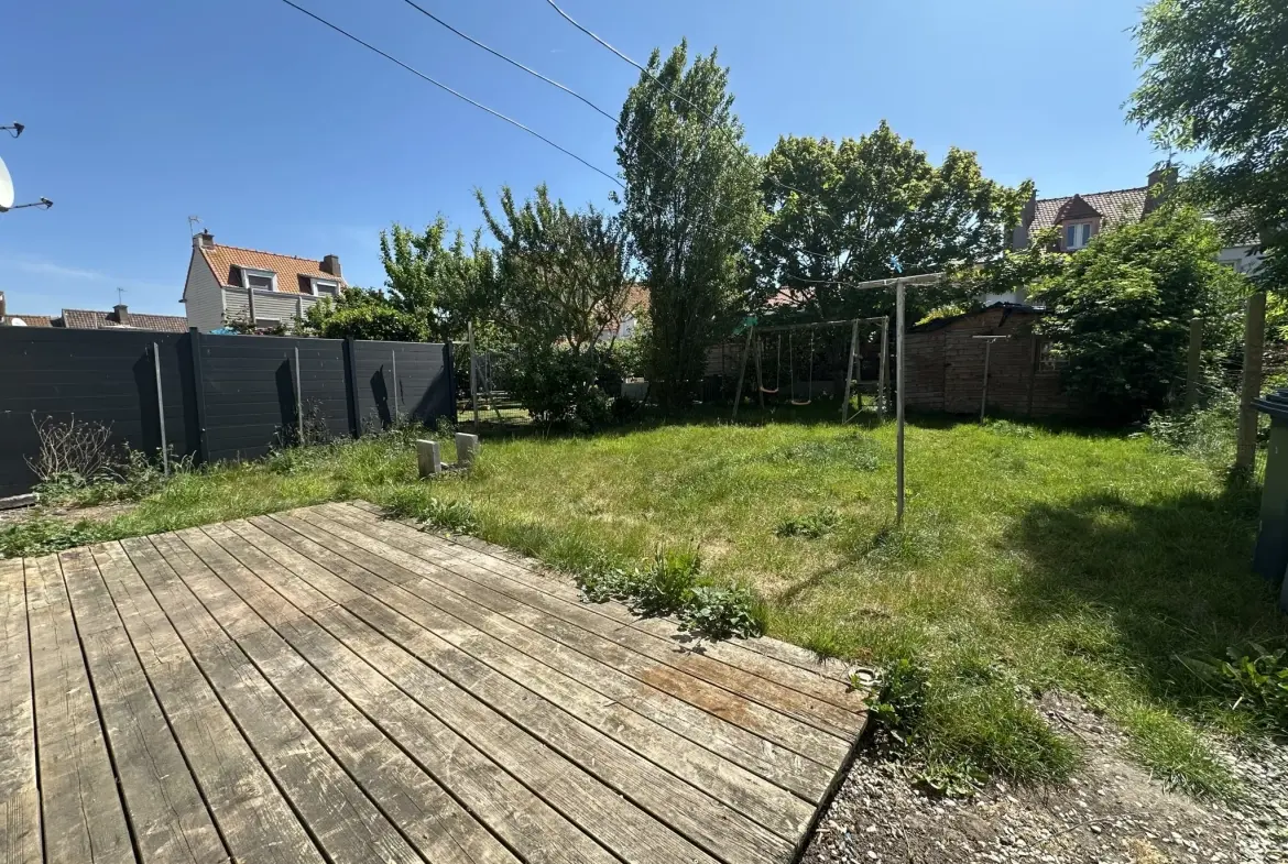 Appartement 2 chambres avec jardin et terrasse à 50 mètres de la plage au Portel 