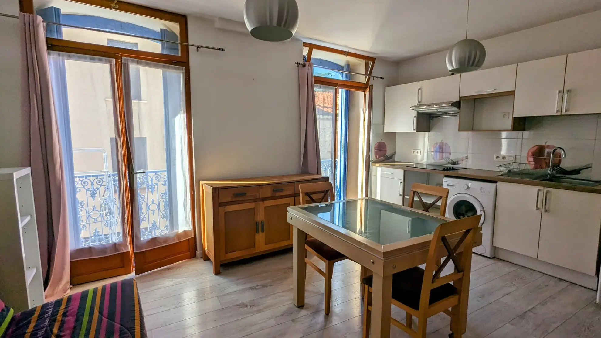 Studio meublé avec balcon à Saint-André - Investissement ou pied-à-terre 