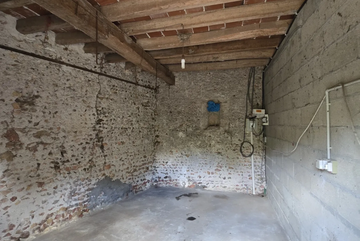 Maison à vendre avec jardin, garage et travaux à prévoir à Villefranche sur Cher 
