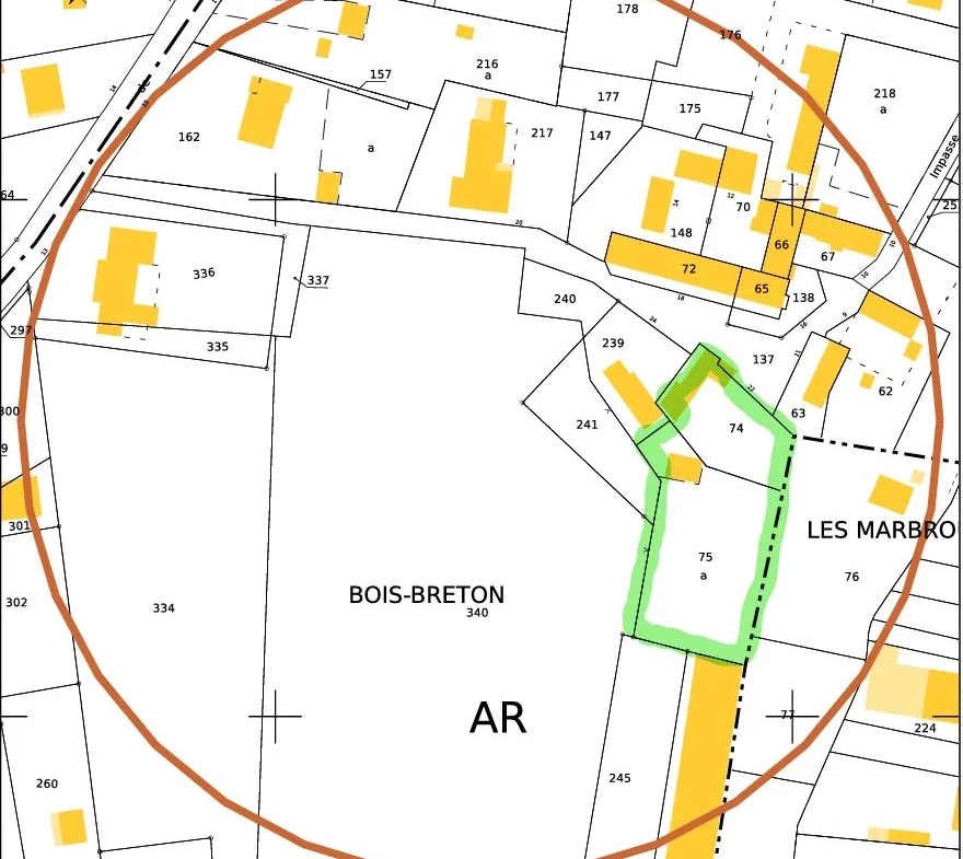 Maison à vendre avec jardin, garage et travaux à prévoir à Villefranche sur Cher 