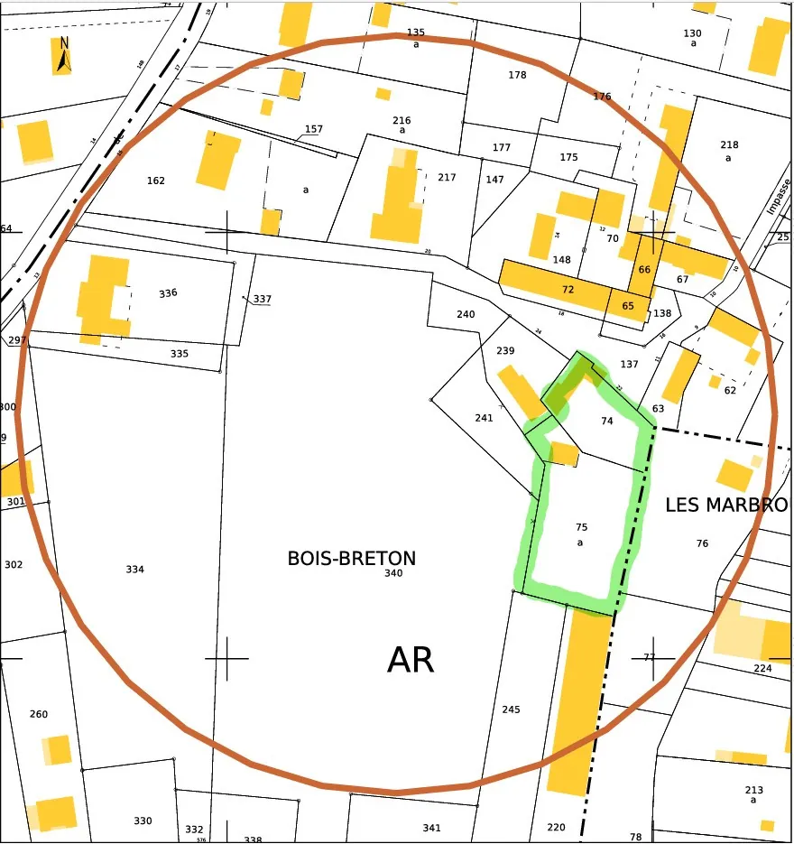 Maison à vendre avec jardin, garage et travaux à prévoir à Villefranche sur Cher 