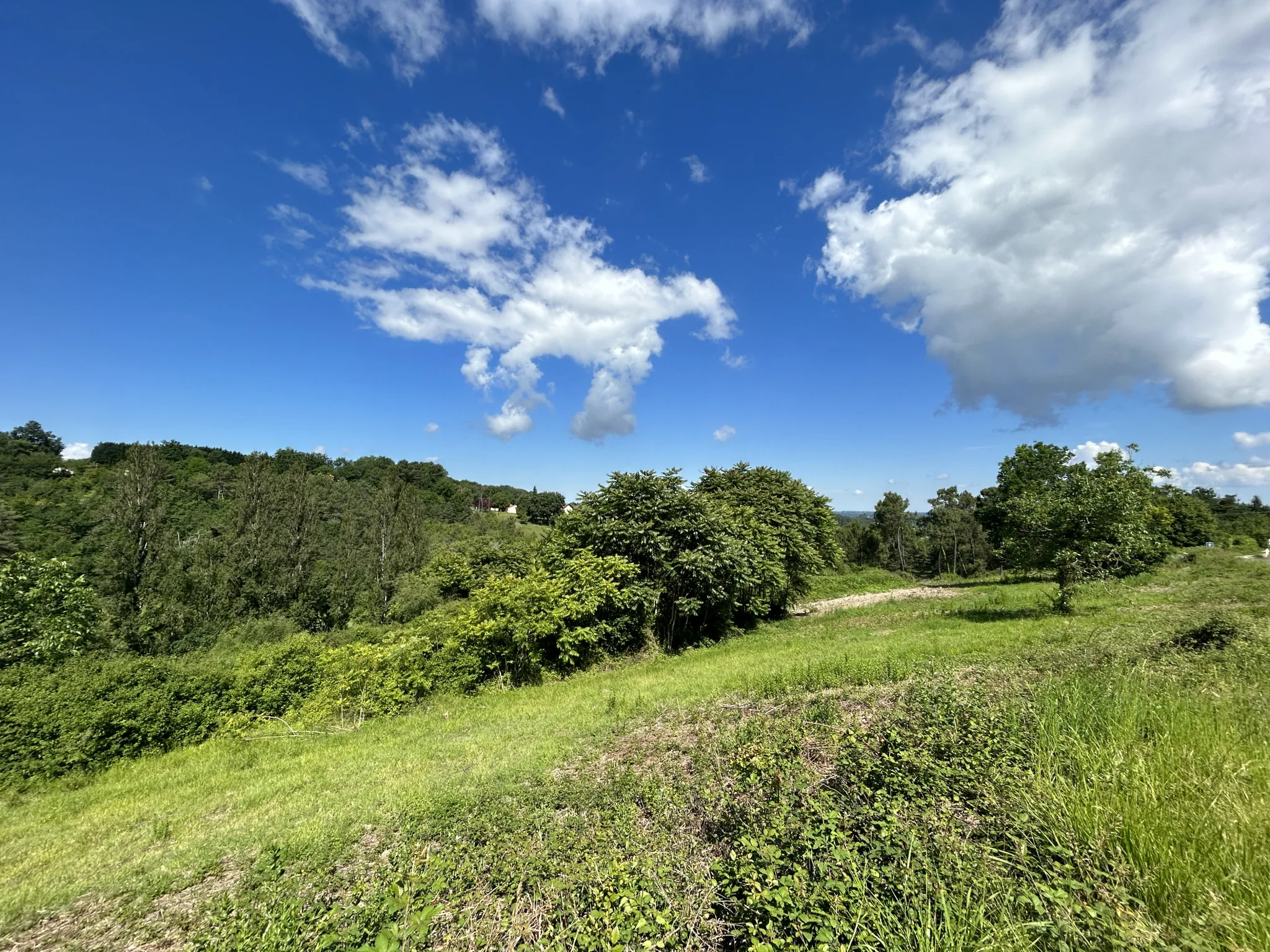 Terrain constructible à Coursac de 824 m², viabilisé, proche commodités et autoroute 