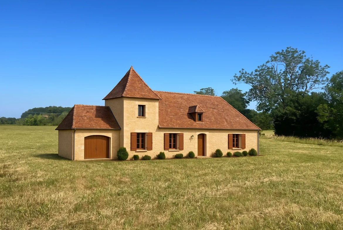 Terrain constructible de 1807 m² en Périgord Noir à Chavagnac 