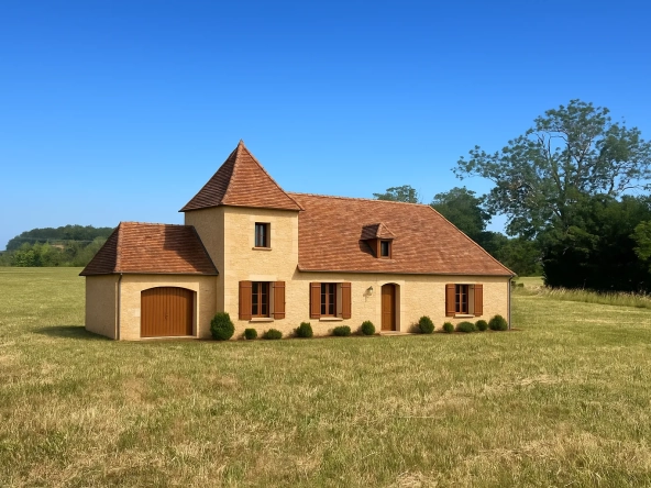 Terrain constructible de 1807 m² en Périgord Noir à Chavagnac