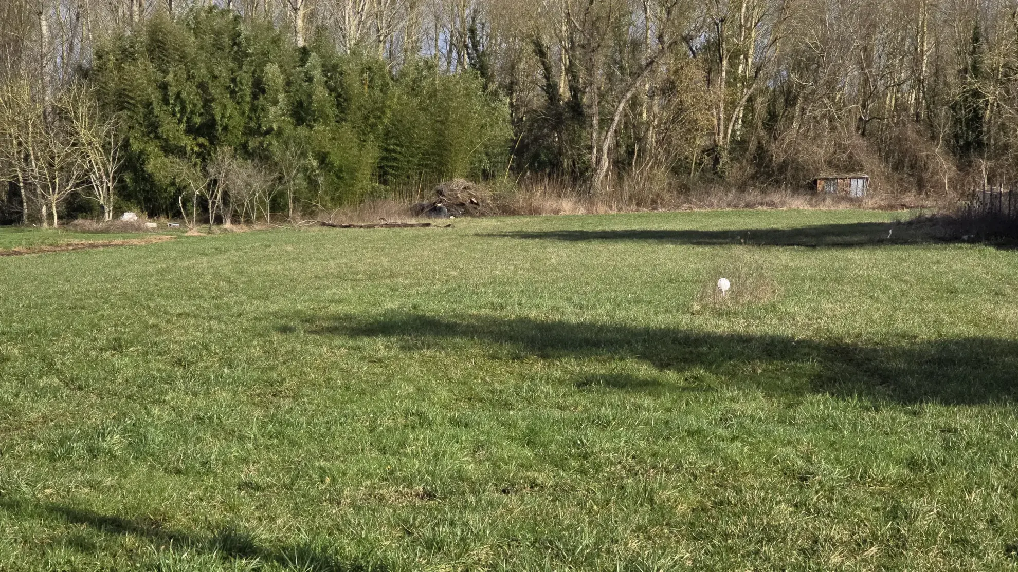 Terrain constructible de 696 m² à Forges, calme et vue nature en secteur Aigrefeuille d'Aunis 