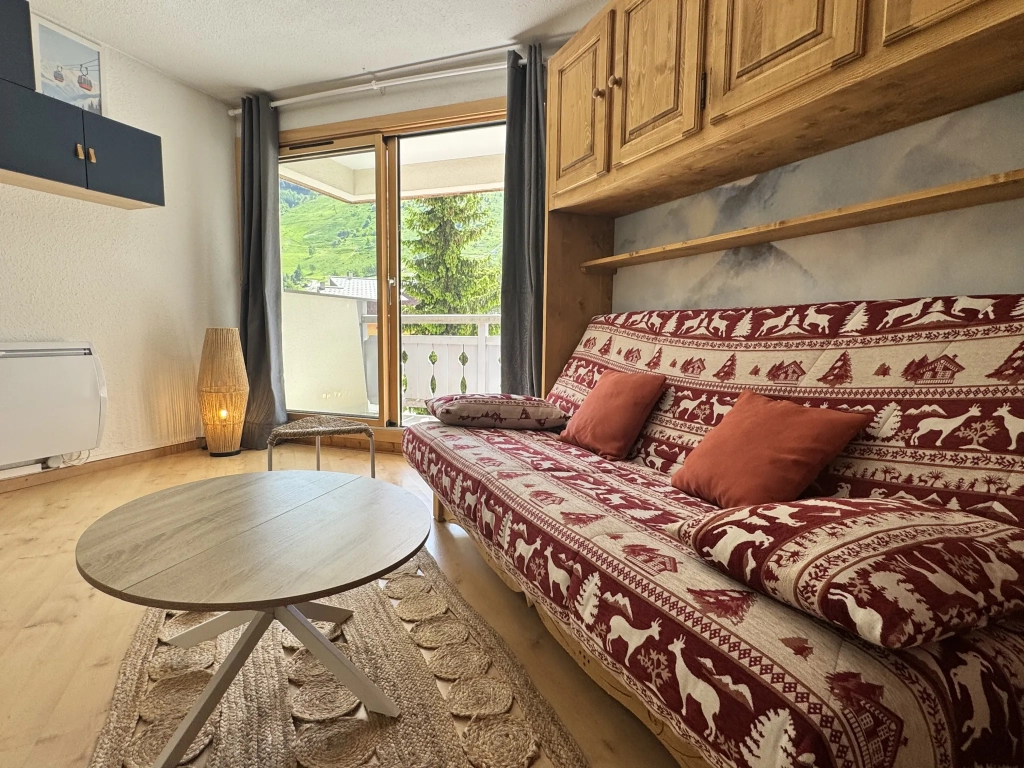 Studio avec coin montagne et vue pistes aux Deux Alpes – Opportunité rare