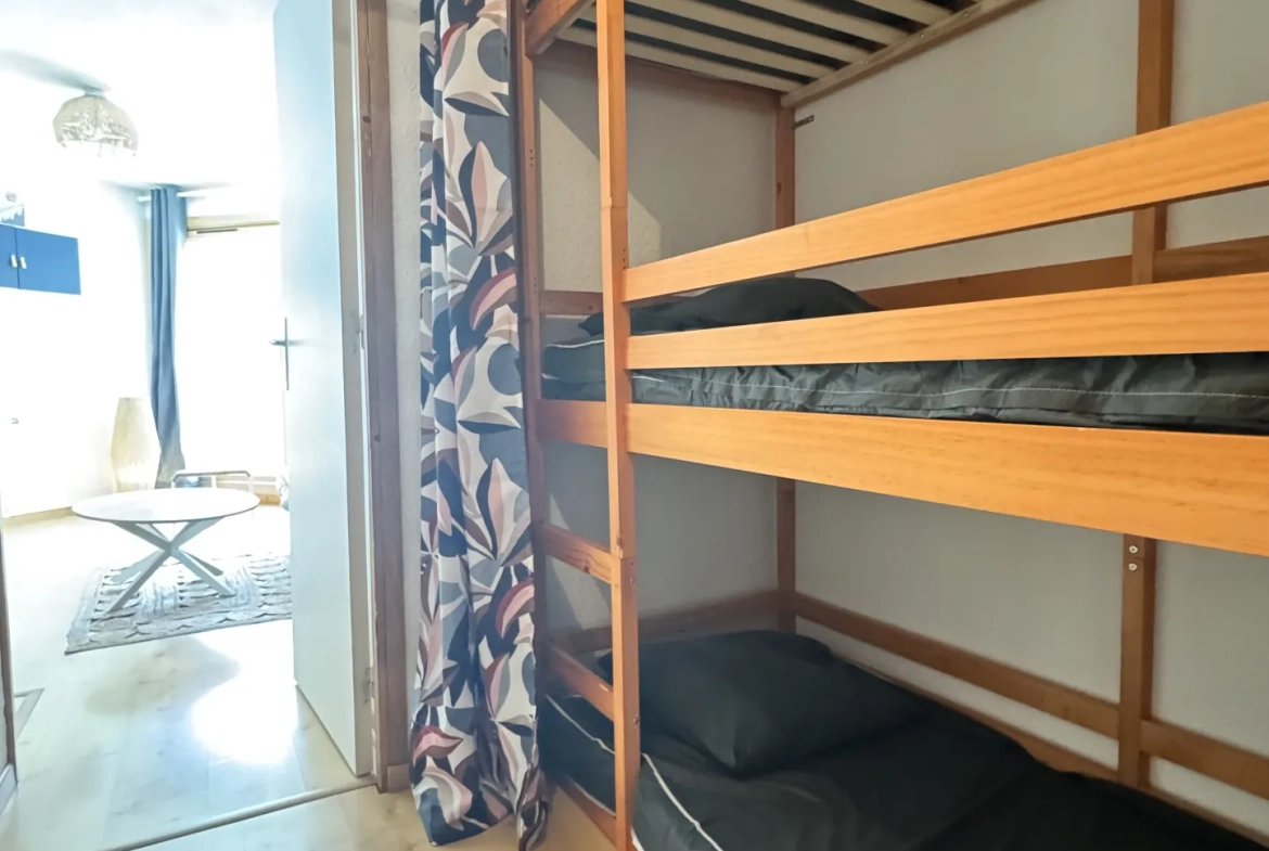 Studio avec coin montagne et vue pistes aux Deux Alpes – Opportunité rare 