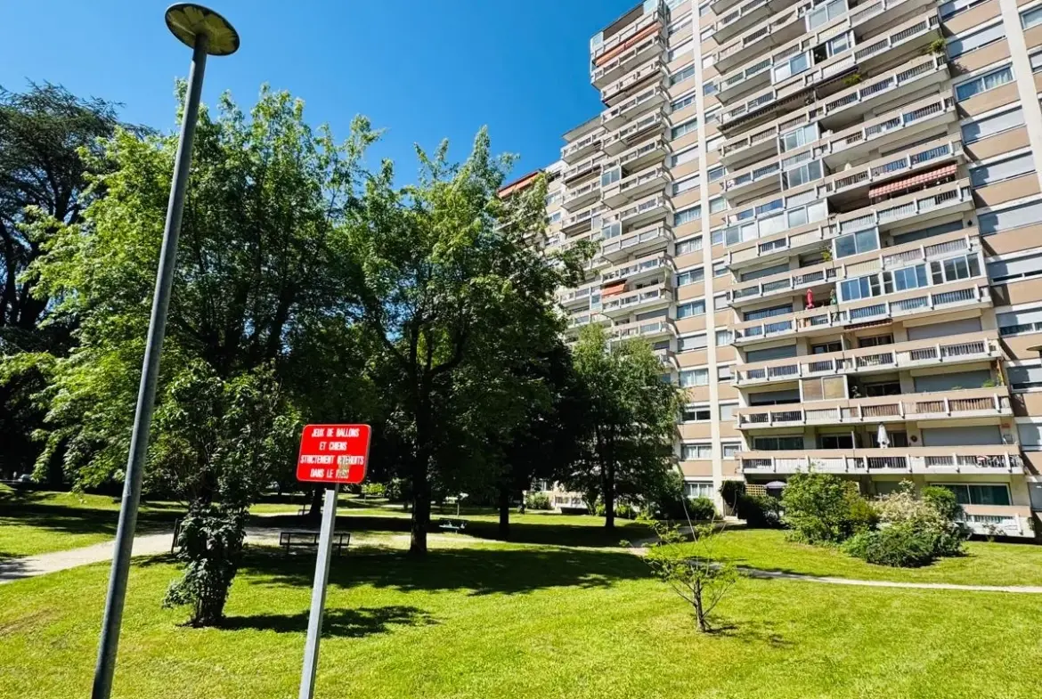 Appartement T4 à Grenoble avec balcon, terrasse et parking à vendre 