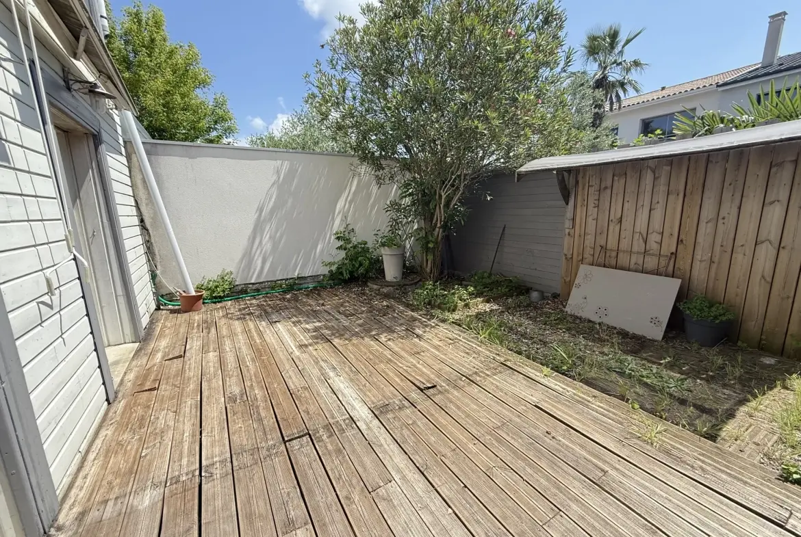 Maison de ville T4 au Bouscat avec terrasse ensoleillée, calme et proximité tramway 