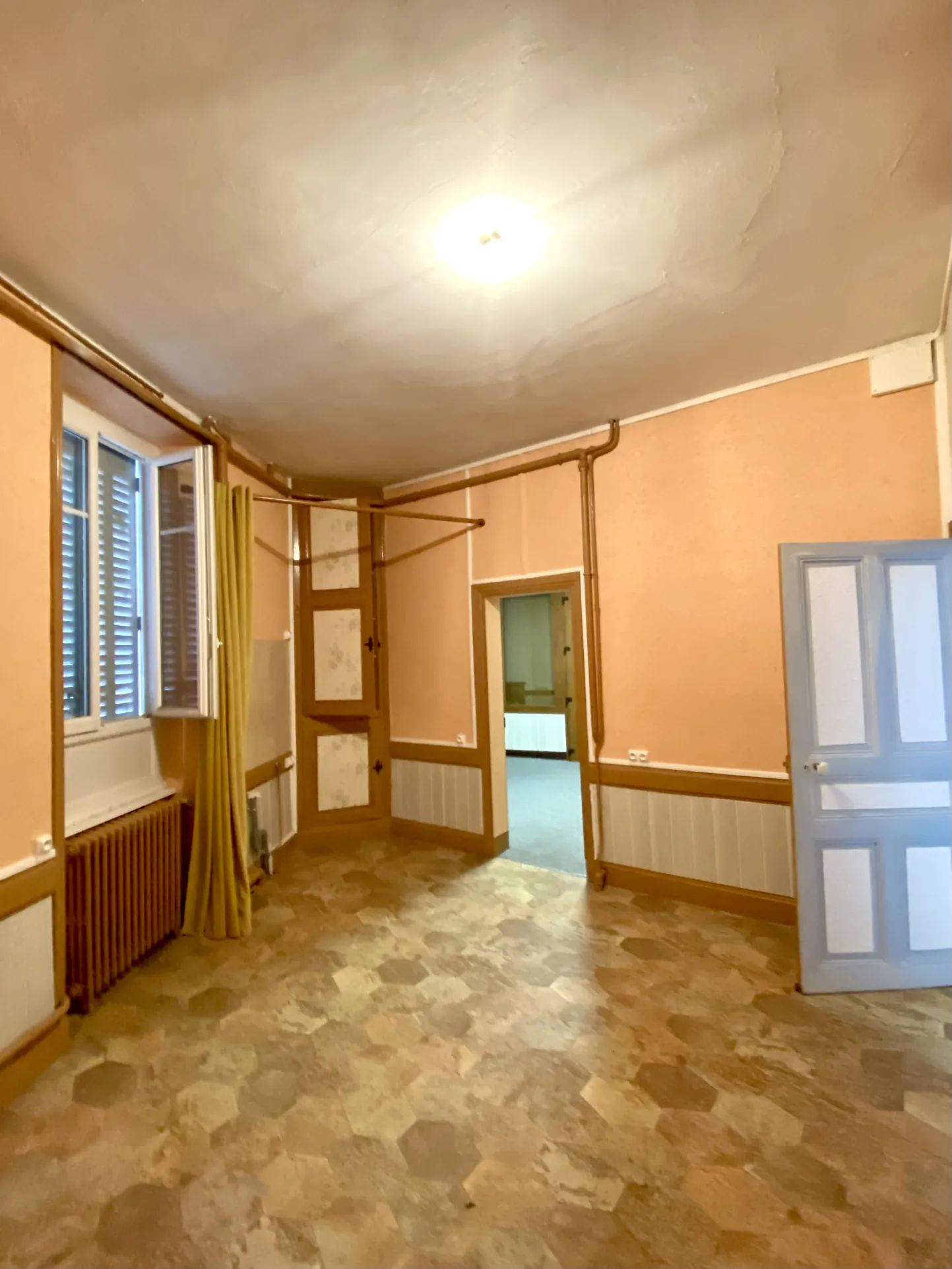Immeuble mixte de 326 m² avec appartements, local professionnel et garages au Mayet de Montagne 