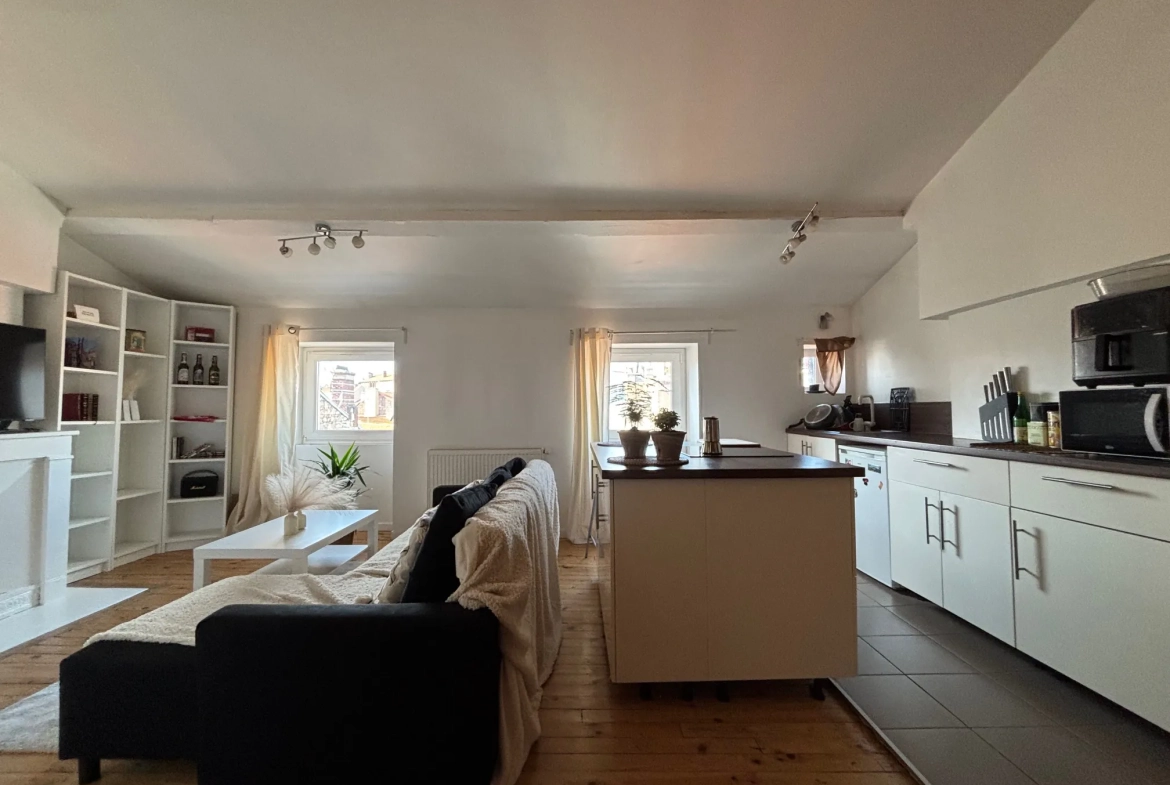 Investissement locatif à Saint-Étienne : Appartement F1 lumineux avec cave, dernier étage 