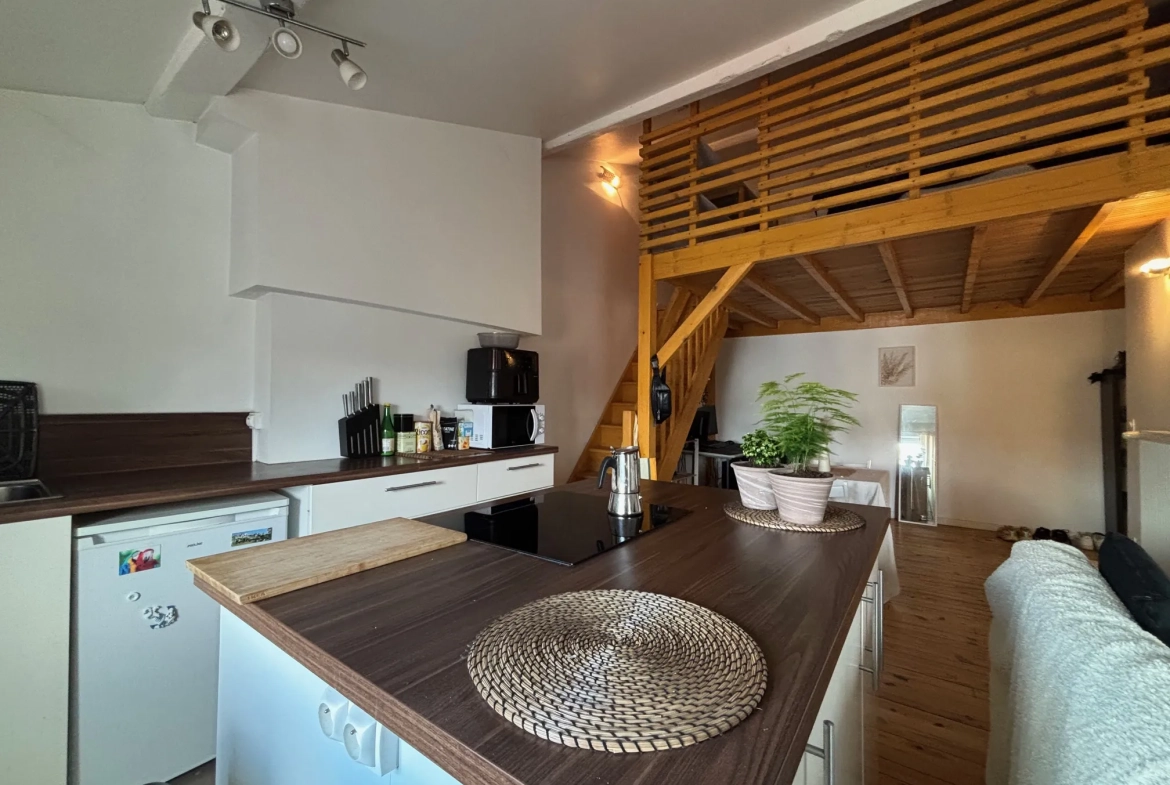 Investissement locatif à Saint-Étienne : Appartement F1 lumineux avec cave, dernier étage 