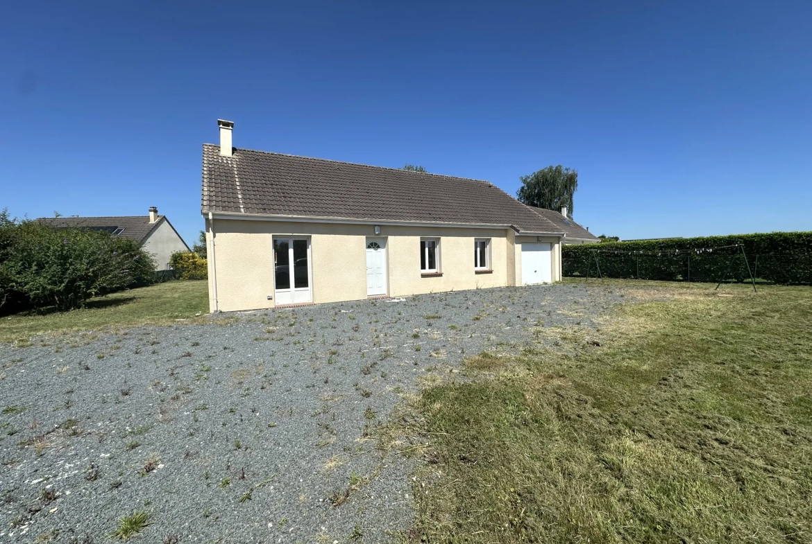 Maison de plain-pied avec 4 chambres à Fouqueville, proche écoles et commerces 