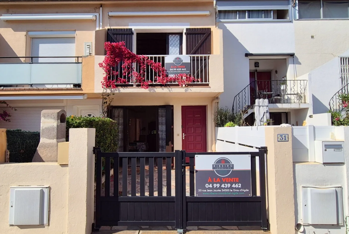 Villa avec deux appartements à vendre au Grau d'Agde, proche plage et centre 