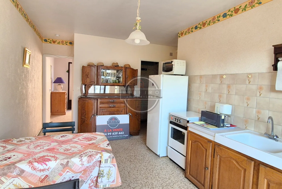Villa avec deux appartements à vendre au Grau d'Agde, proche plage et centre 