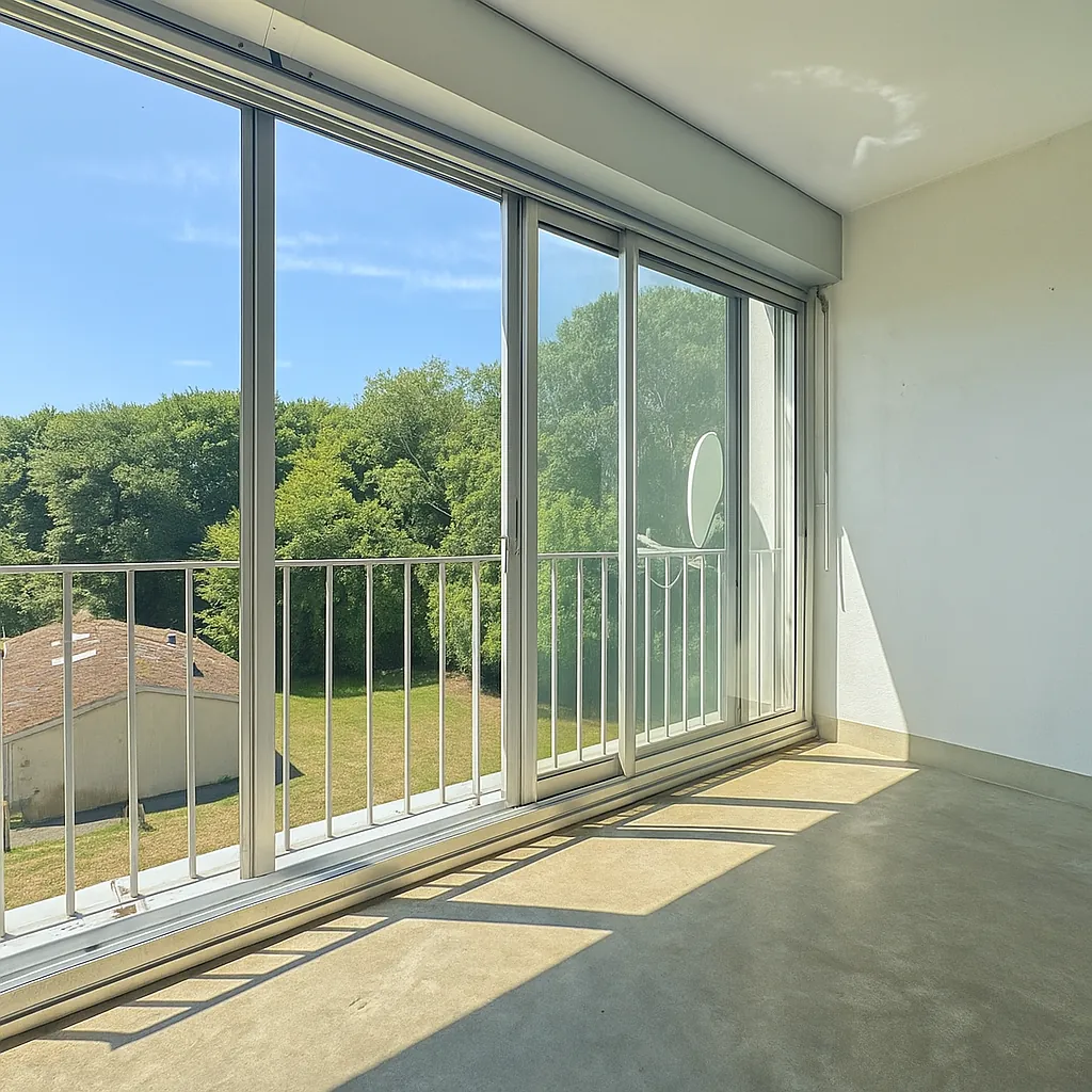 Bel appartement rénové avec 2 chambres et véranda à Thionville 