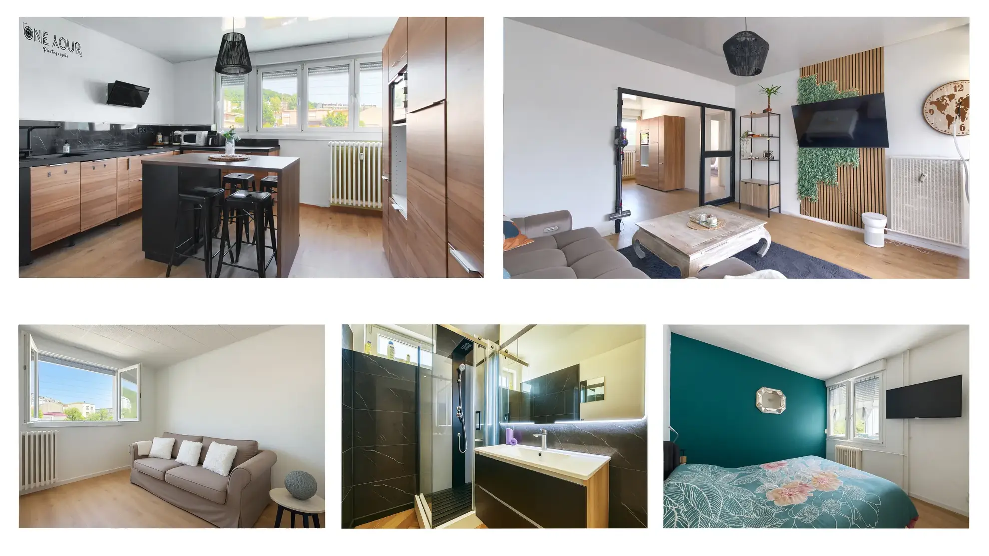 Bel appartement rénové avec 2 chambres et véranda à Thionville 