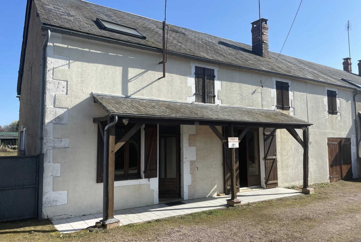 Maison de plain-pied à Prémery, 4 chambres, garage, calme, 65 000 EUR 