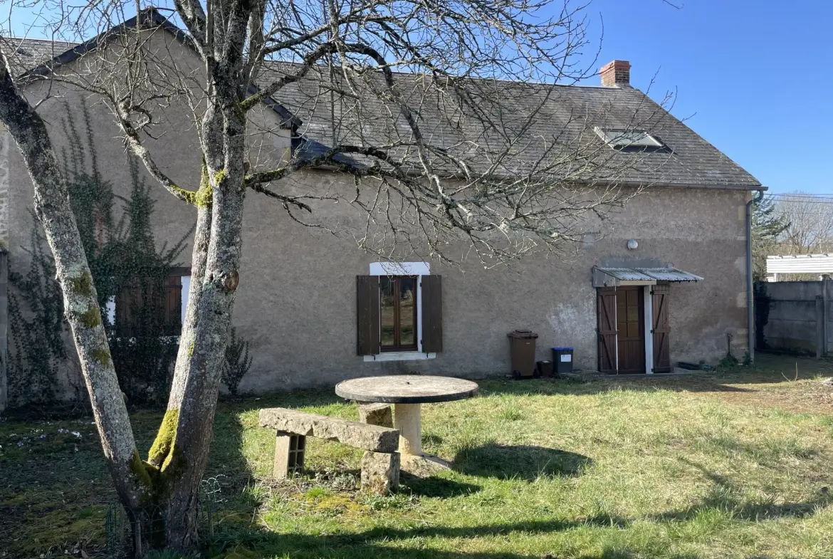 Maison de plain-pied à Prémery, 4 chambres, garage, calme, 65 000 EUR 