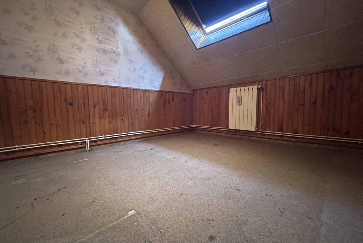 Maison de plain-pied à Prémery, 4 chambres, garage, calme, 65 000 EUR 