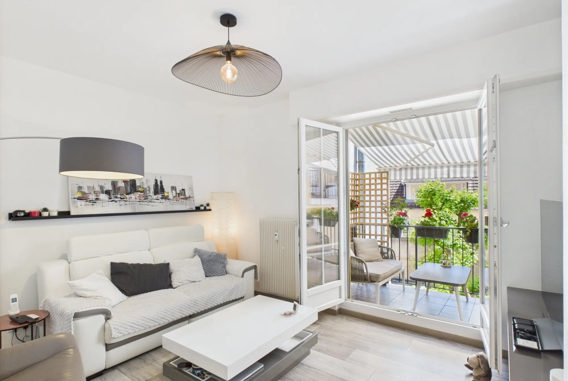 Appartement lumineux de 60m² avec garage et cave au cœur de Mulhouse 