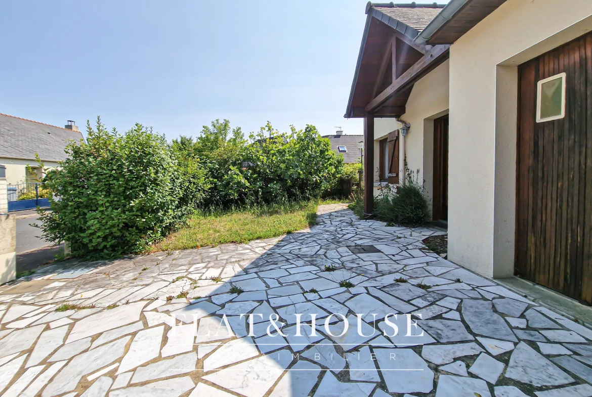 Maison à Saint-Herblain avec jardin sud-ouest, 4 chambres, à moderniser - Vente interactive 