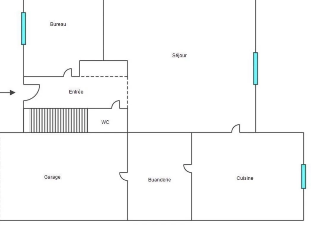 Maison à Saint-Herblain avec jardin sud-ouest, 4 chambres, à moderniser - Vente interactive 