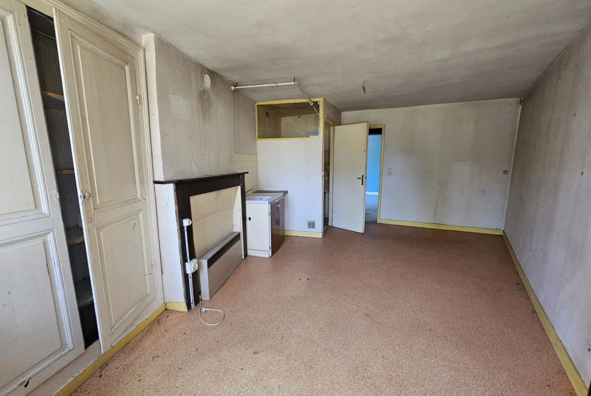 Maison 3 pièces avec jardin à Montgivray 36400 – Idéal résidence ou investissement 